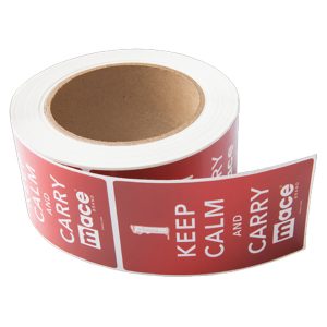 Rectangle Foil Stickers – Roll Labels-Sticker Printing