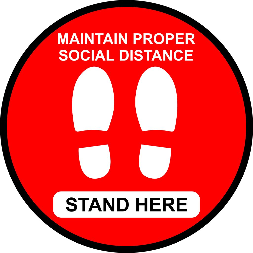 Social Distancing Sign Wholesale